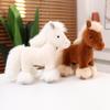 Real Life Horse Plush Doll Stuffed Animal High Quality Simulation Soft Realistic Pony Plush Toy Classic Birthday Christmas Gift