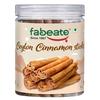 Fabeato Ceylon Cinnamon Stick 100g - SriLankan Dalchini Whole Bark- Aromatic Whole Spices- Ideal for Cooking, Baking, and Beverages- Fresh