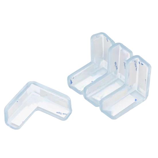 4Pcs Furniture Protective Covers Transparent Self-adhesive Baby Proofing Corner Protectors Guards for Home