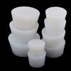 1x White Solid Silicone Bung Waterproof Rubber Stopper Plug No Hole for Airlock Wine Home Brew Accs