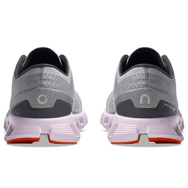 ON  Cloud X 3 Alloy Lily Women Sneakers Grey Alloy-Grey Lily-Pink 40.99041