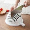 Fruit and Vegetable Salad Cutting Bowl, Multifunctional Kitchen Drain Basket Filter Storage Rack