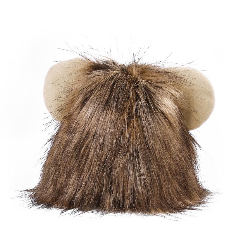 Cute Lion Mane Cat Hat for Dogs and Cat Small Dog Pet Cat Decor Accessories Lion Fancy Hair Pet Supplies