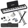 Stand Longeye Electronic 61 10mm Easy To Perfect for with Pedal Storage Bag MIDI Music Keyboard Earphones [Piano Set] Piano, Keys, Stroke,