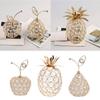 Crystal Fruit Ornament Luxurious Crystal Clear Fruit Handicrafts Color Fruit Figurine Home Decoration Creative Gift