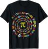 Funny Pi Day Spiral Pi Math T-Shirt
