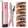 Rose Gold Colour Eyebrow Pencil Waterproof Liquid Eyebrow Pen Makeup Long Lasting Brow Pen Brown Black Eye Tattoo Cosmetics