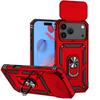 For iPhone 17 Pro Max Case PC+TPU Phone Cover with Lens Protection Kickstand