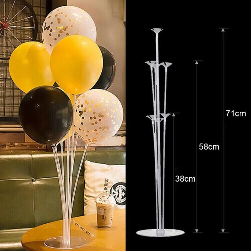 7 In 1 Plastic Balloon Accessories Base Table Aupport Stand Cup Stick Holder New