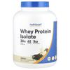 Whey Protein Isolate, Vanilla Flavor, 2,268g (5lbs)
