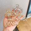 Fashion Butterfly Hair Claw Clips Hollow Zinc Alloy Golden/Silvery Butterfly Hair Clips Woman Hair Accessories