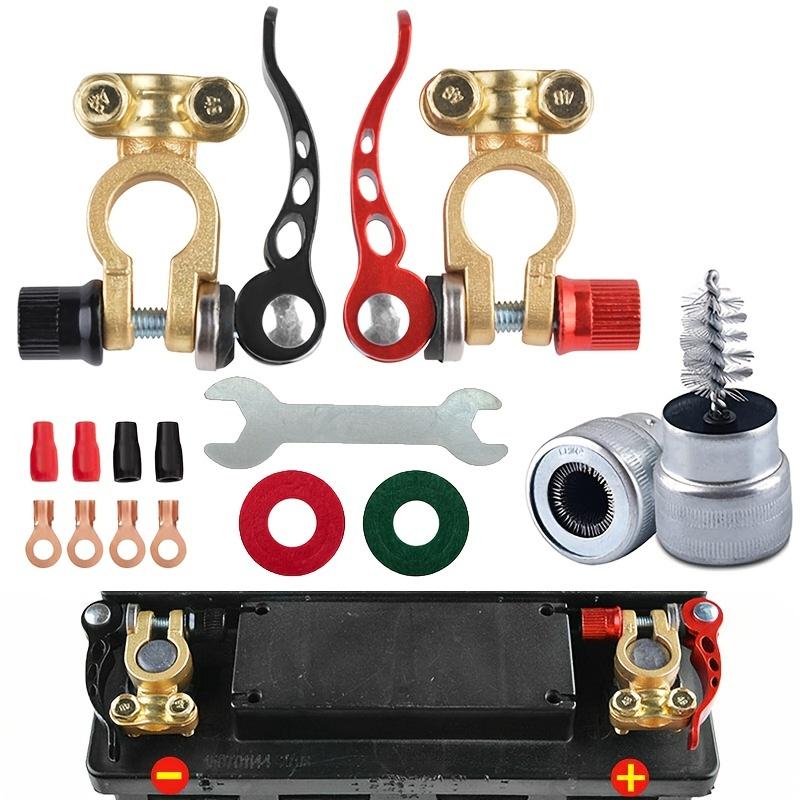 Auto Quick Disconnect Car Battery Main Cable Post Terminal Shut-off Connectors For 12v 6v 24v Boat Race Car Utv Tractor Truck