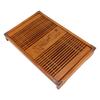 Kungfu Tea Tray Chinese Gongfu Tea Tray Drainage Water Storage Wood Tea Table with Drain Pipe