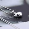 925 Sterling Silver Solid Small Heart Pendant Necklace 16-30 Inch Snake Chain for Women Wedding Charm Fashion Jewelry