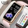 LIGE Smart Watch Bluetooth Connected Phone Music Fitness Men Smartwatch Heart Rate Blood Oxygen Waterproof Sport Smart Bracelet Women
