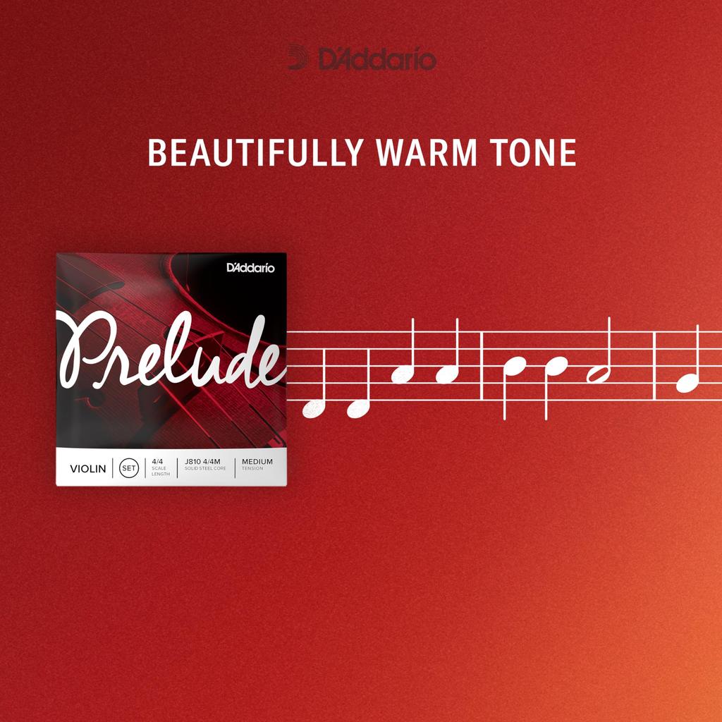 Cello Rose String Prelude J1014 Medium Tension D'Addario C-String 3/4M []