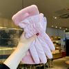 Breathable Little Bear Padded Gloves Warm Bicycle  Gloves  Women