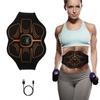 Abdominal Muscle Stimulator Belt EMS Trainer Toner Waist Ab Toning Belts Body Slimming Weight Loss For Home Fitness Equiment