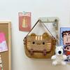 Girl Cute Kitten Cartoon Messenger Bag Season High Value Girl Foreign Style Plush Small Square Bag