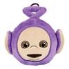T's Factory Teletubbies Plush Toy with Carabiner, Zipper, Mascot, Tinky Winky, H10 X W9.6 X D6.5cm, TT-5541825TW