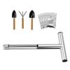 Reliable Stainless Steel Soil Sample Probe Soil Sampling Rod for Lawn, Farm, Golf Course Easy and Professional Use