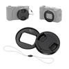 JJC Lens Cap and Filter Adapter Kit for Canon PowerShot V1 and PSV1 Protects the Lens from Dust and Making It Ideal for Portable and Cameras.