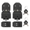Car Hood Lock Latches Buckle Pins Catch with Key Fit For Jeep Wrangler JL 2018+