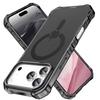 For iPhone 17 Pro Case Compatible with MagSafe Small Wavy Edge PC+TPU Phone Cover