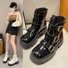 Fashion 2024 Spring and Autumn Women's New Thick Sole Short Boots Motorcycle Boots Show Long Legs and Casual Style