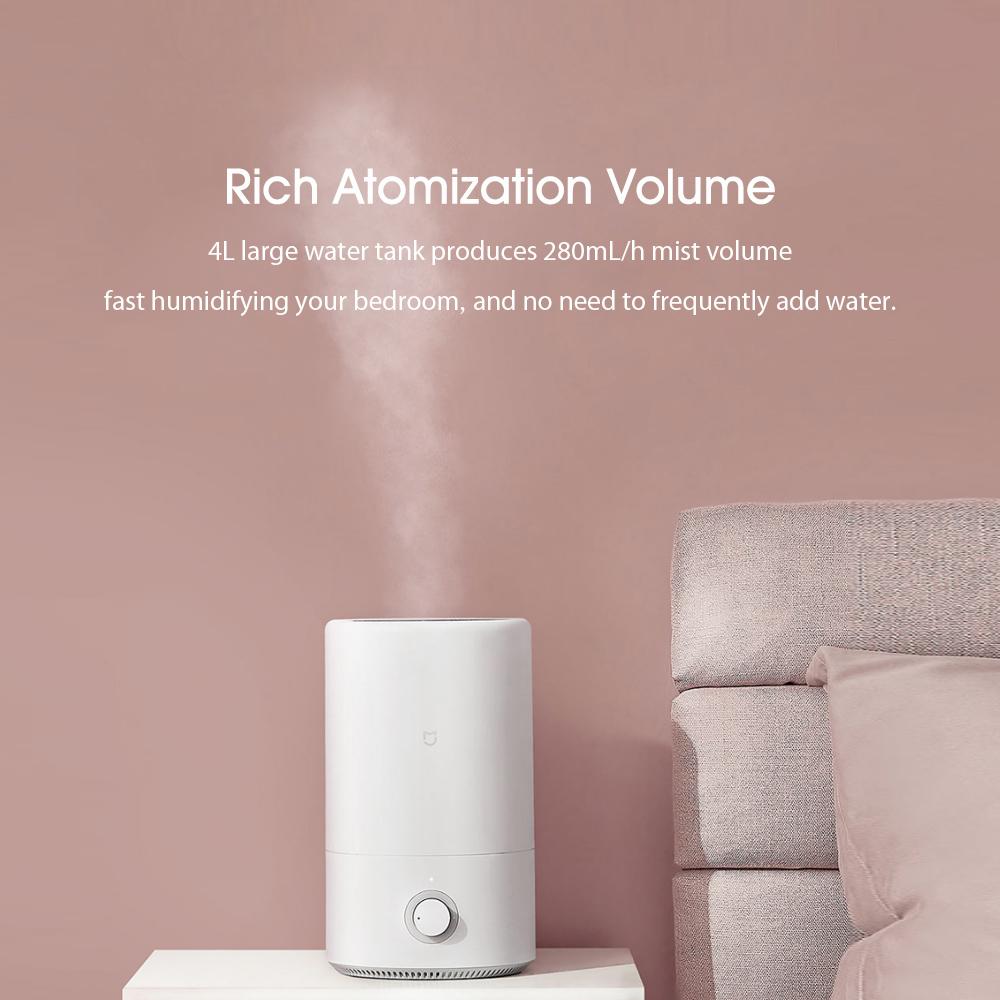 Xiaomi Mijia Humidifier 4L MJJSQ02LX Mute Air Purifier Aromatherapy Humidifier Diffuser Essential