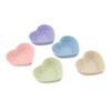Wheat Straw Heart Shape Seasoning Dish Mini Sushi Seasoning Dish Creative Spice Plate  for Kitchen