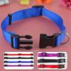 1PC Pet Supplies Solid Color Nylon Pet Necklace Pet Accessories Dog Collar Adjustable Creative Puppy Leash