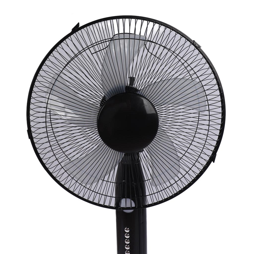 Solar Stand Fan 16in 2 Use Rechargeable Electric Oscillating Fan for Household Outdoor