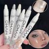 Glitter Highlighter Pen Pearlescent Lying Silkworm Pencil Waterproof Long-lasting Brightening Eyes Stick White Silver Eye Makeup