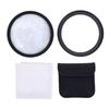58mm Kaleidoscope Filter Special Effects Camera Filter with 52MM-58MM Adapter Ring Compatible with