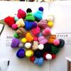 10Pcs 3.5Cm Mixed Woolen Yarn Mini Hat Cap Headwear Garment Doll Craft Materials