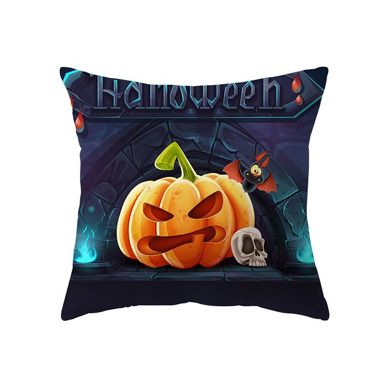 Pumpkin Collection Halloween Theme Pillow Cover Sofa Cushion  Holiday Gift Party Decoration Home Decor