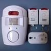 Reliable Wireless Motion Sensor Alarm System with Two Remote Controls Ideal for Home and Outdoor Security Applications