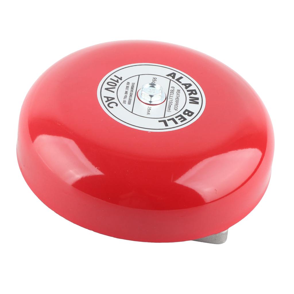 CB?6B 95dB Metal Electric Round Alarm Bell School Home Factory Security Alarm Bell