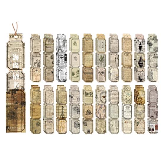 40 шт. DIY виниловые наклейки легко наклеиваются, отличные самоклеящиеся винтажные ботанические дневниковые заметки, канцелярские наклейки, материал для наклейки