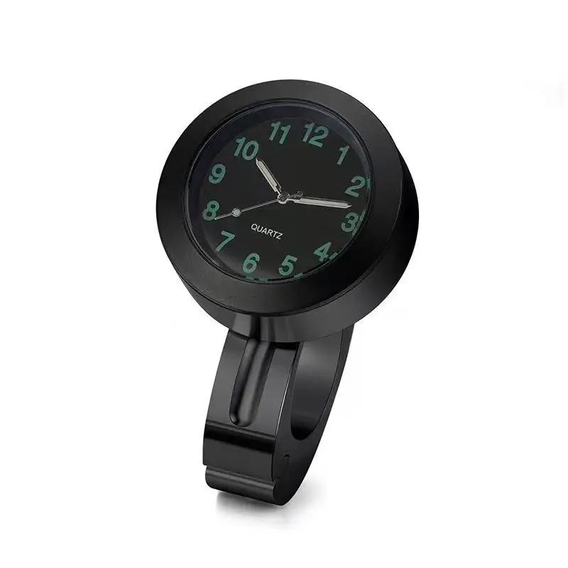 Motorcycle Handlebar Clock Dial Clock Durable Waterproof Stainless Steel Motorcycle Bike Handlebar Mount Quartz Clock Watch