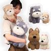 1Pc 25/35/45CM Cute Plush West Highland Bib Dog Plush Toy Schnauzer Dolls Stuffed Soft Dog Pillow Toy for Birthday Xmas Gifts