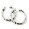 [N3688] - Silver 'Choréographie' Hoop Earrings Ø 40 Mm 4 Mm