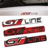 For GT Line Logo 308 508 Car Rear Boot Trunk Tailgate Emblem Side Fender Badge Decals Stickers