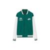 Letter Spliced Color Single-Breasted Thickened Fleece Baseball Jacket Men Jackets Forest-Green 152348726-1