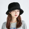 Windproof Wool Bucket Hat Korean Style Warm Fisherman Hat Casual Women's Plush Hat Winter