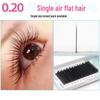 0.20 Single Grafted Eyelashes - Wind-Blown Air Flat Hair, Soft Matte Imitation Mink with Double Thick Hair Tips (Mixed)