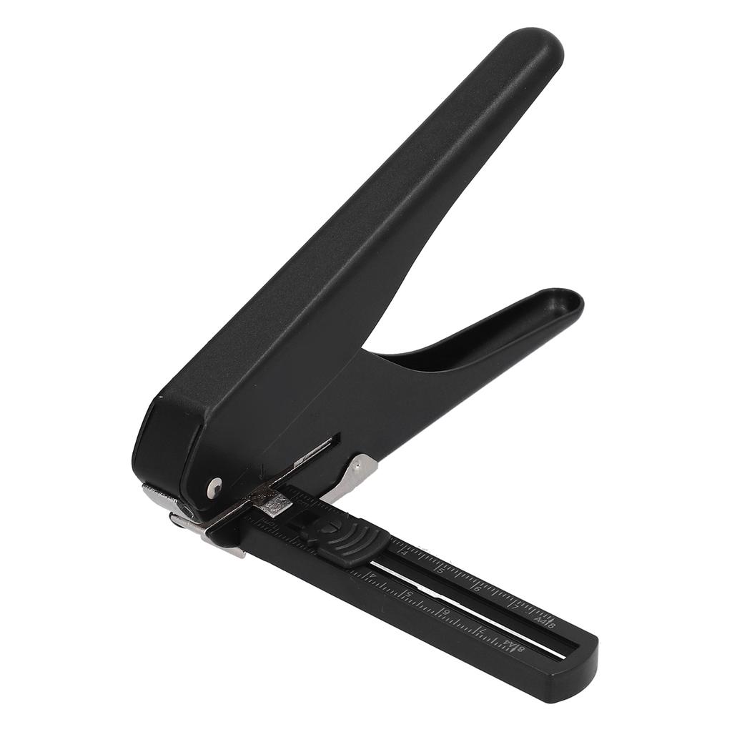 Paper Hole Punch Adjustable Hole Spacing Labor Saving Confetti Collection Design Punching Machine for Office