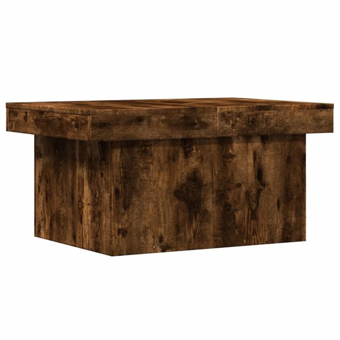 VidaXL Coffee Table Smoked Oak 100x55x40 Cm Engineered Wood, Side Table, Living Room Table, Accent Table, End of 840874