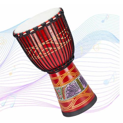 Anfang Djembe Musical Instrument, Folk Drum, Percussion (30cm Tall)